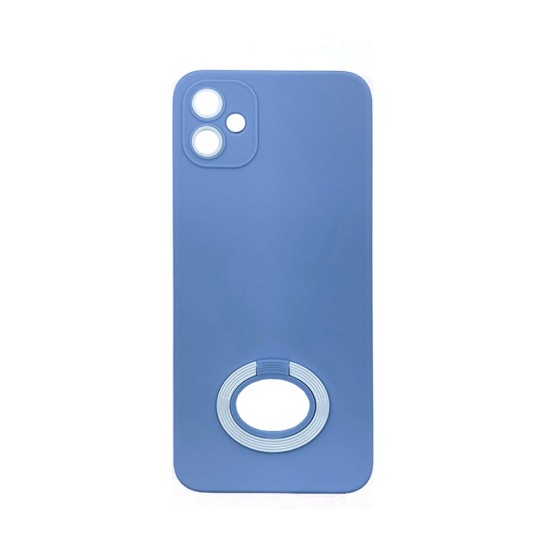 Capa de Silicone com Anel de Suporte para Samsung Galaxy A04e Céu Azul